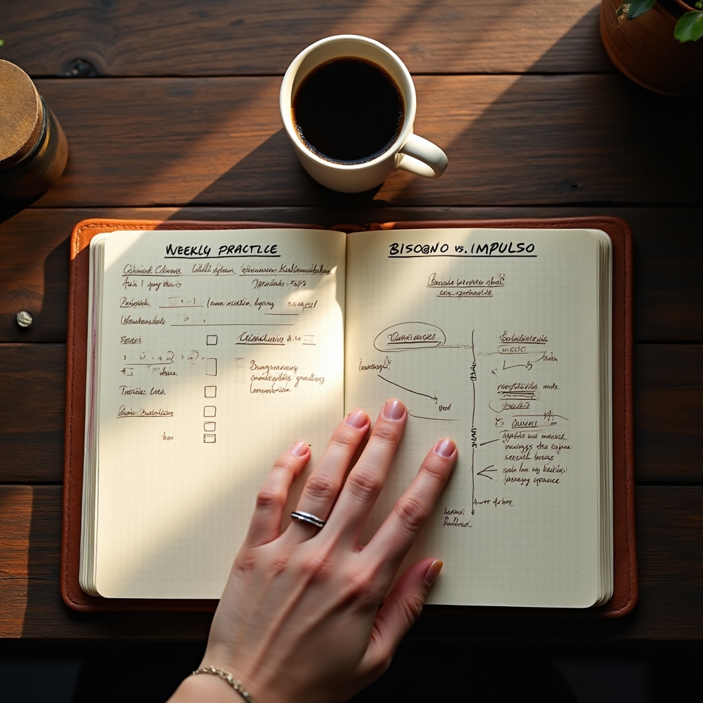 Quaderno con esercizi pratici per il consumo consapevole quotidiano